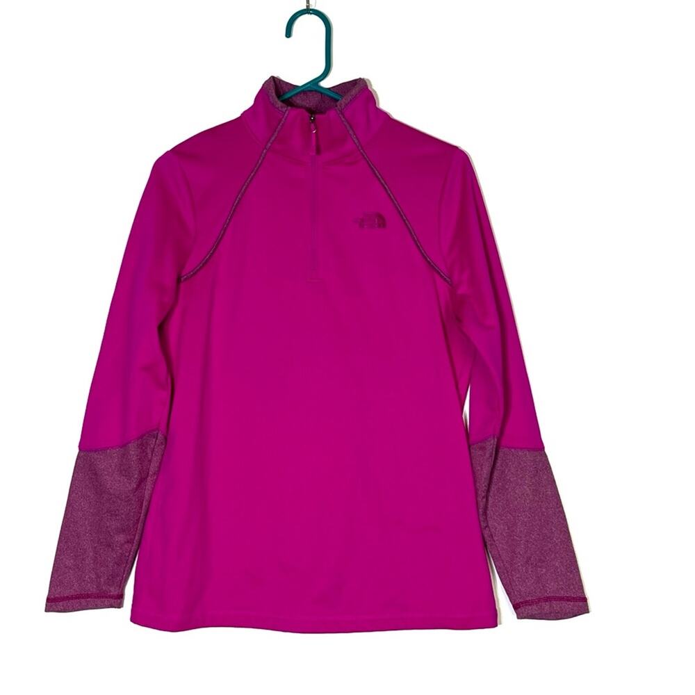 The North Face 1/4 Zip Pullover Women's Pink Size Large